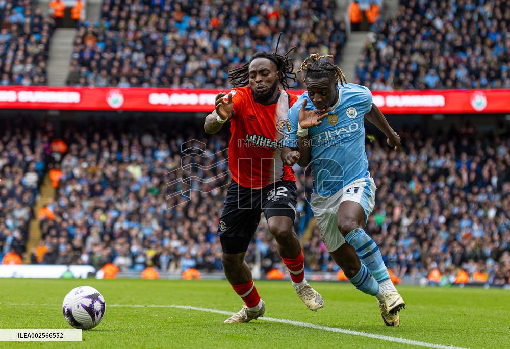(SP)BRITAIN-MANCHESTER-FOOTBALL-ENGLISH PREMIER LEAGUE-MANCHESTER CITY VS LUTON TOWN