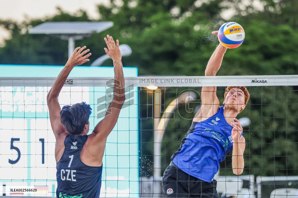 (SP)THE PHILIPPINES-LAGUNA PROVINCE-BEACH VOLLEYBALL-BEACH PRO TOUR FUTURES-QUARTERFINALS