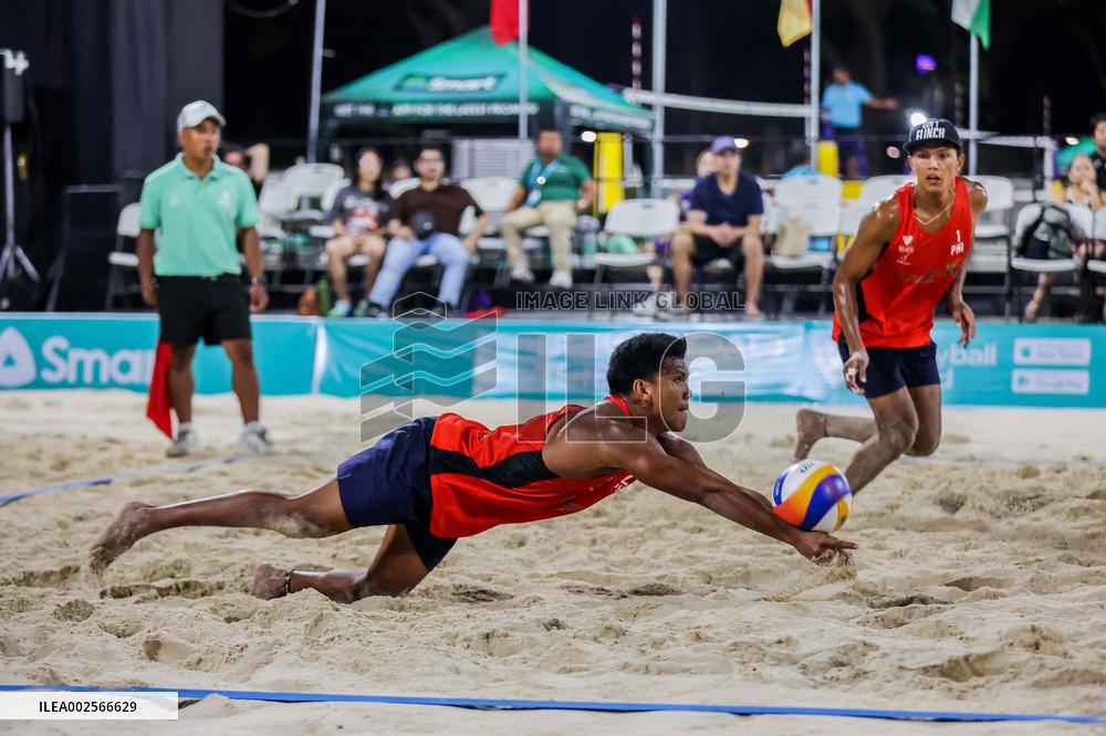 (SP)THE PHILIPPINES-LAGUNA PROVINCE-BEACH VOLLEYBALL-BEACH PRO TOUR FUTURES-QUARTERFINALS