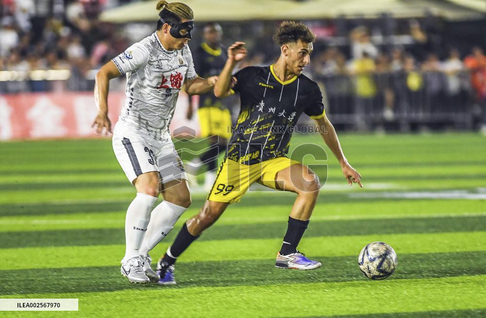 (SP)CHINA-RONGJIANG-FOOTBALL-VILLAGE SUPER LEAGUE-FRIENDLY MATCH(CN)