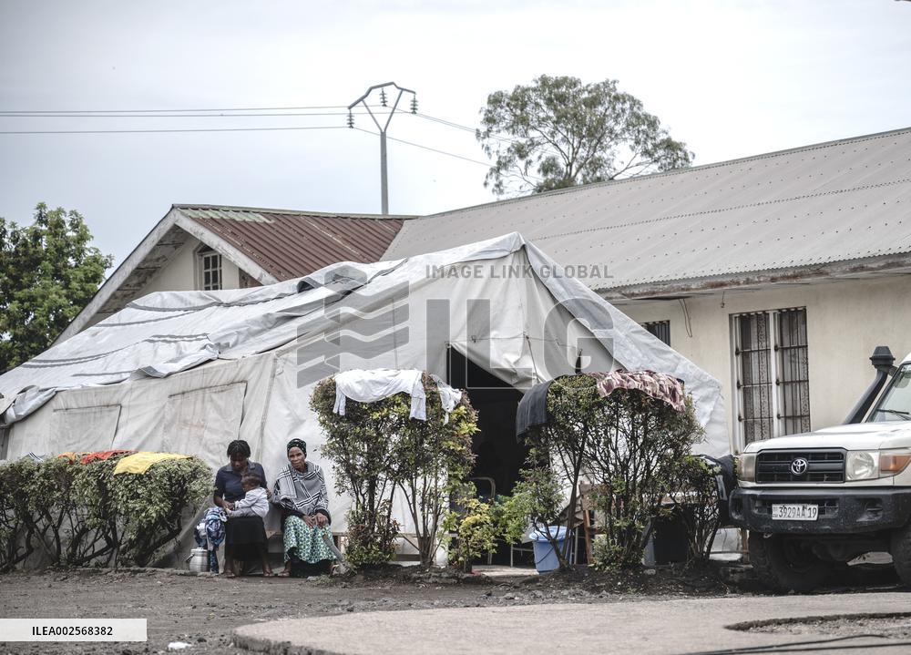DR CONGO-GOMA-WAR PATIENT HOSPITAL