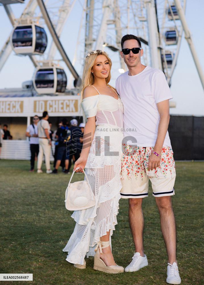 Paris Hilton Celebrating Coachella Weekend One With Absolut - Indio