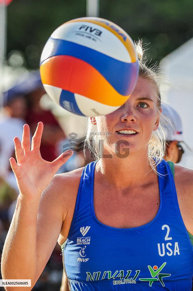 (SP)THE PHILIPPINES-LAGUNA PROVINCE-BEACH VOLLEYBALL-BEACH PRO TOUR FUTURES-GOLD MEDAL MATCH