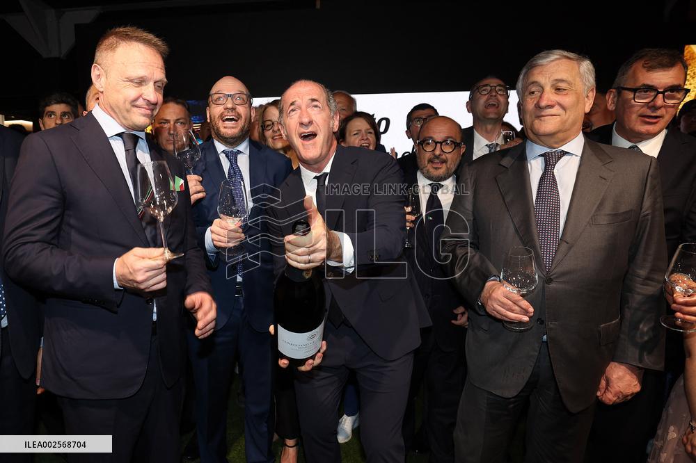 Vinitaly 2024, ribbon cutting for the international wine and spirits exhibition - Verona