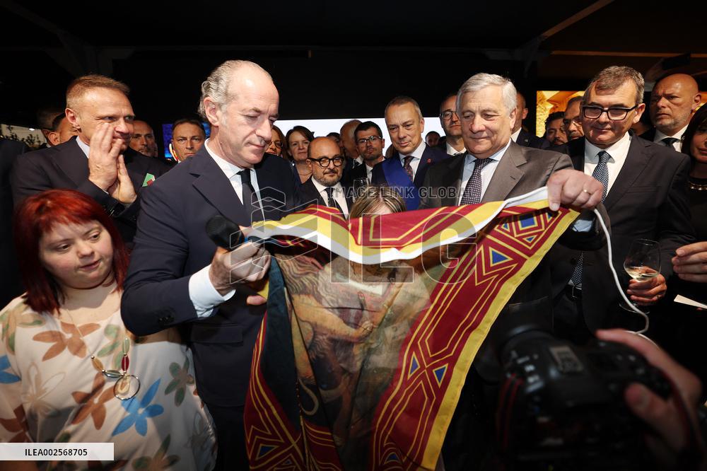 Vinitaly 2024, ribbon cutting for the international wine and spirits exhibition - Verona