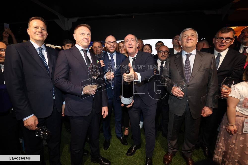 Vinitaly 2024, ribbon cutting for the international wine and spirits exhibition - Verona