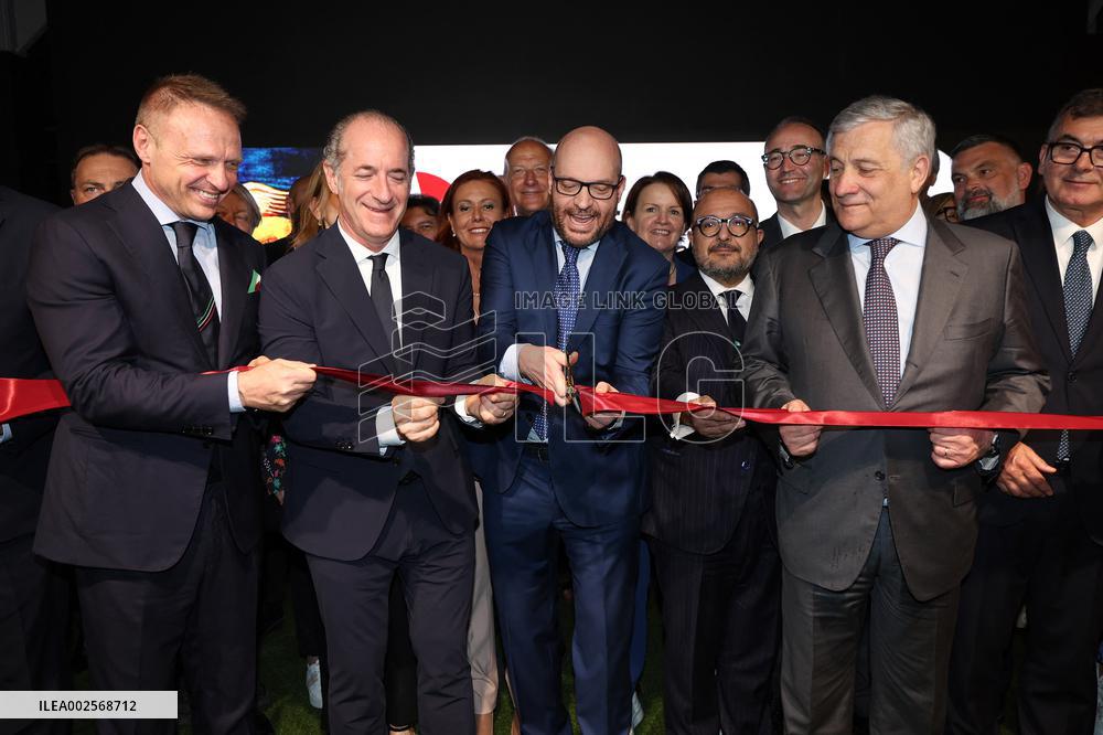 Vinitaly 2024, ribbon cutting for the international wine and spirits exhibition - Verona