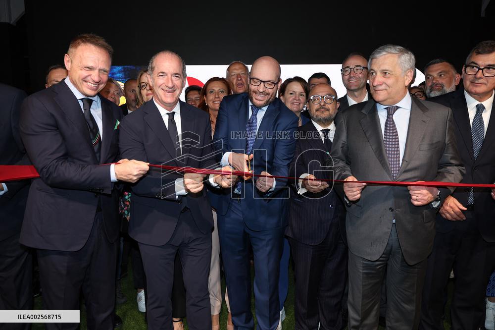 Vinitaly 2024, ribbon cutting for the international wine and spirits exhibition - Verona