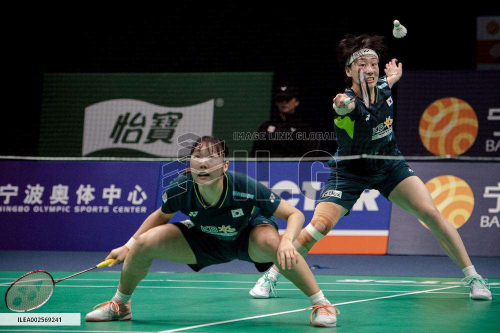 (SP)CHINA-NINGBO-BADMINTON-ASIA CHAMPIONSHIPS 2024-WOMEN'S DOUBLES-FINAL (CN)