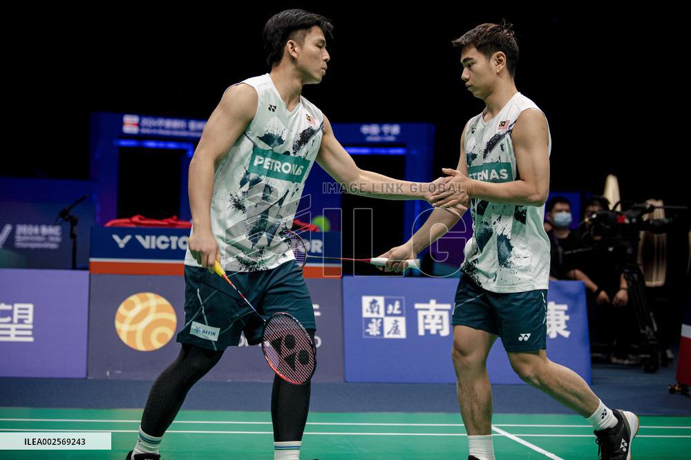 (SP)CHINA-NINGBO-BADMINTON-ASIA CHAMPIONSHIPS 2024-MEN'S DOUBLES-FINAL (CN)