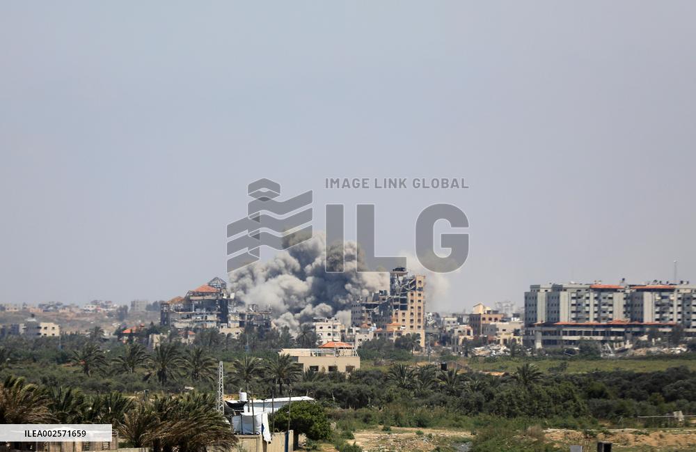 MIDEAST-GAZA-ISRAELI STRIKES