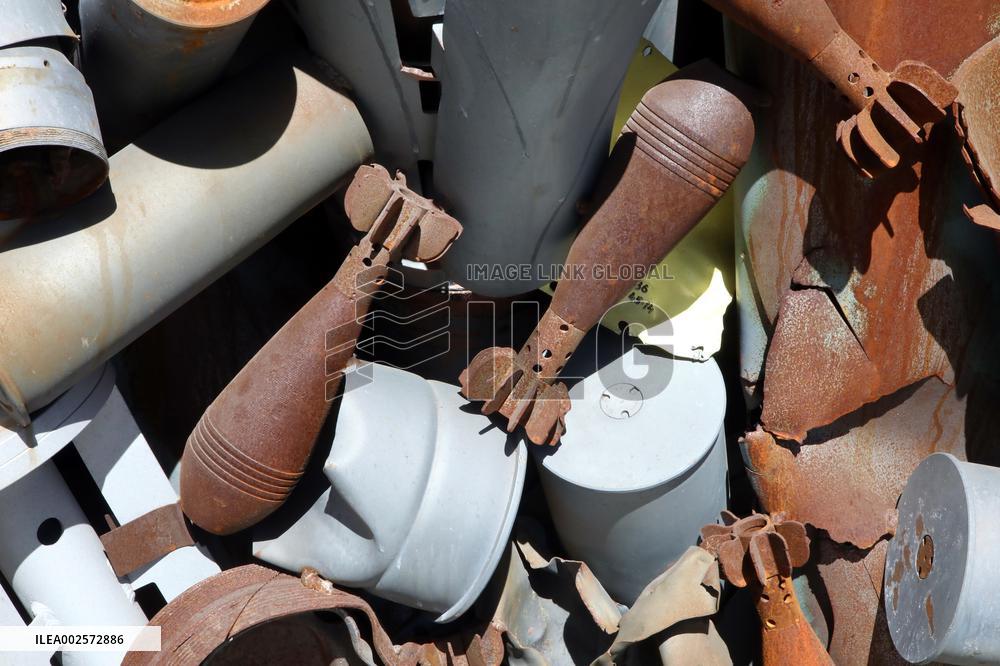 Monument made of spent shell casings unveiled in Irpin