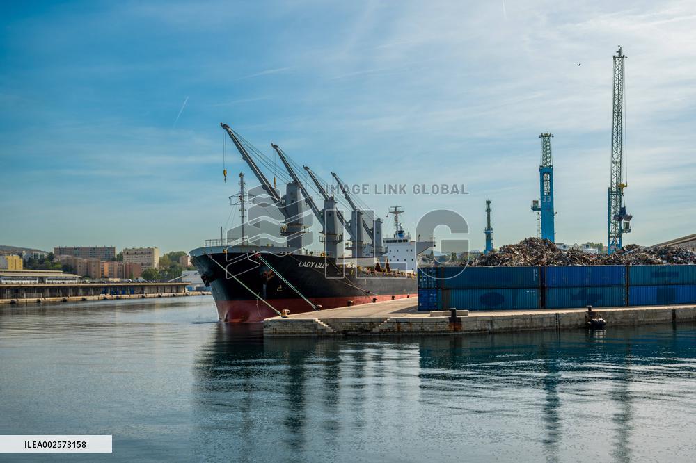 Illustration Port Of Marseille