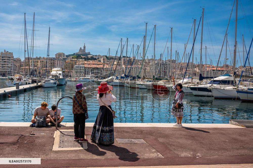 Illustration Port Of Marseille