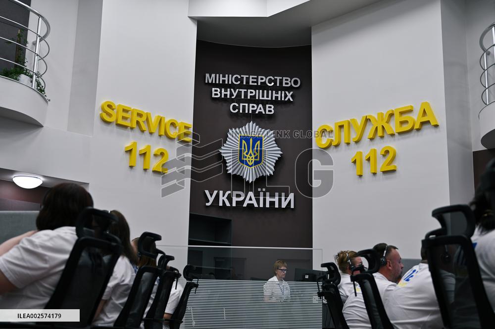 Interior Ministers of Estonia, Latvia and Lithuania visit call center of Service 112 in Lviv