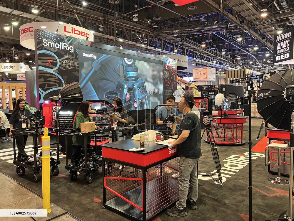 U.S.-LAS VEGAS-MEDIA-ENTERTAINMENT-TECHNOLOGY-NAB SHOW