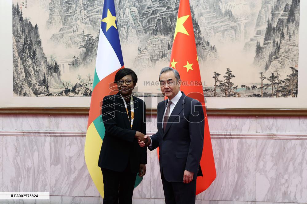 CHINA-BEIJING-WANG YI-CENTRAL AFRICAN REPUBLIC-FM-TALKS (CN)