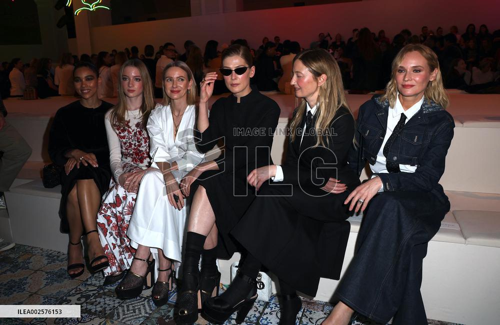 Dior Pre-Fall Fashion Show Front Row - NYC