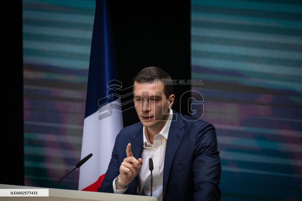 Jordan Bardella Meeting - Royan