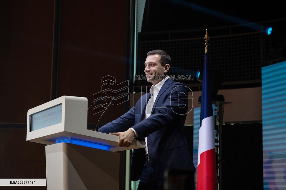 Jordan Bardella Meeting - Royan