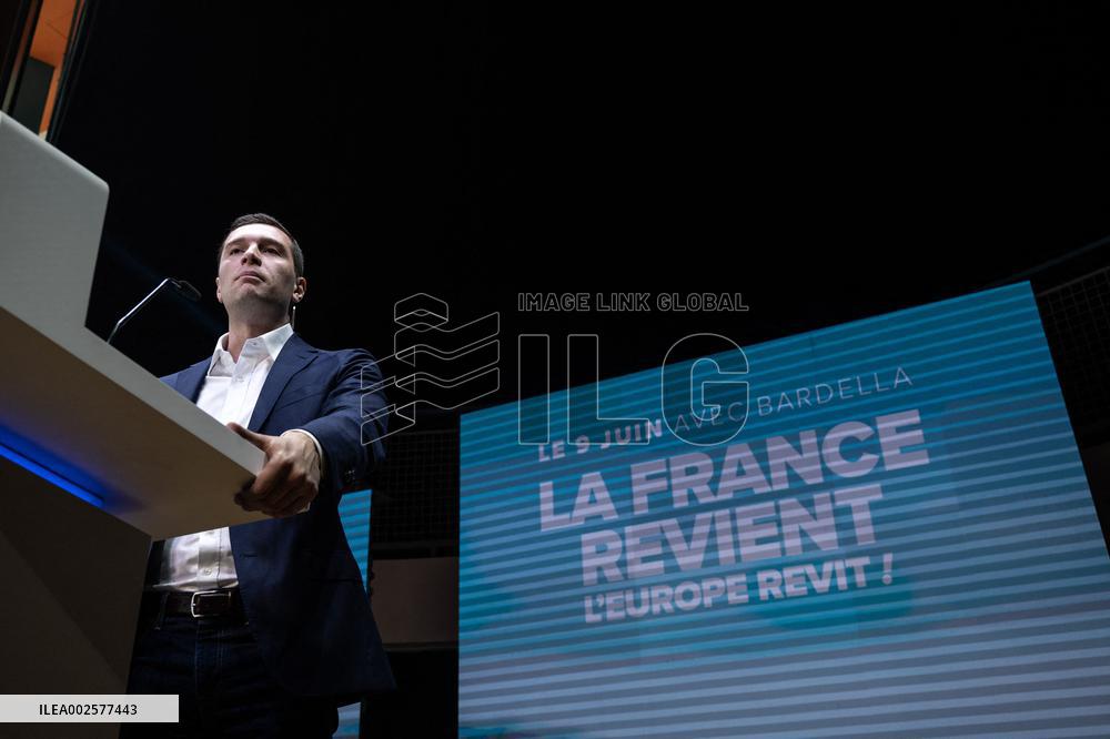 Jordan Bardella Meeting - Royan