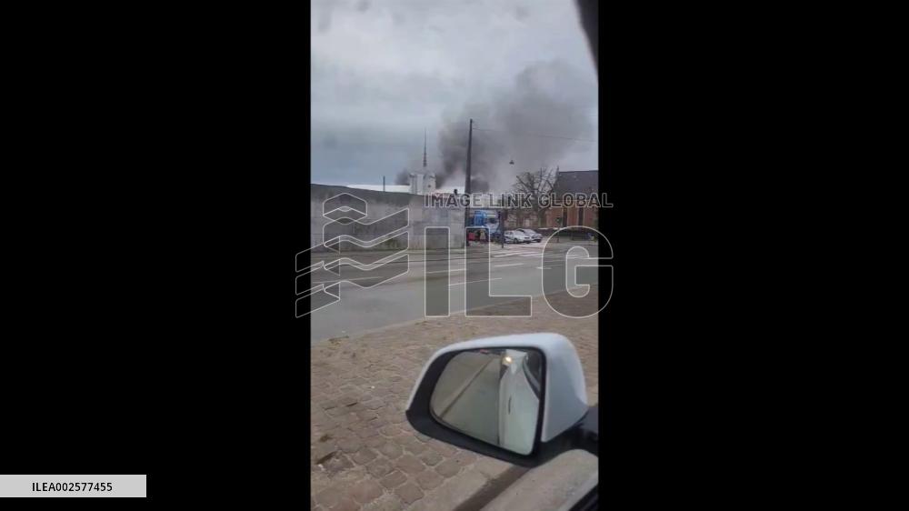 Denmark: Fire Engulfs Historic Old Stock Exchange In Copenhagen 3