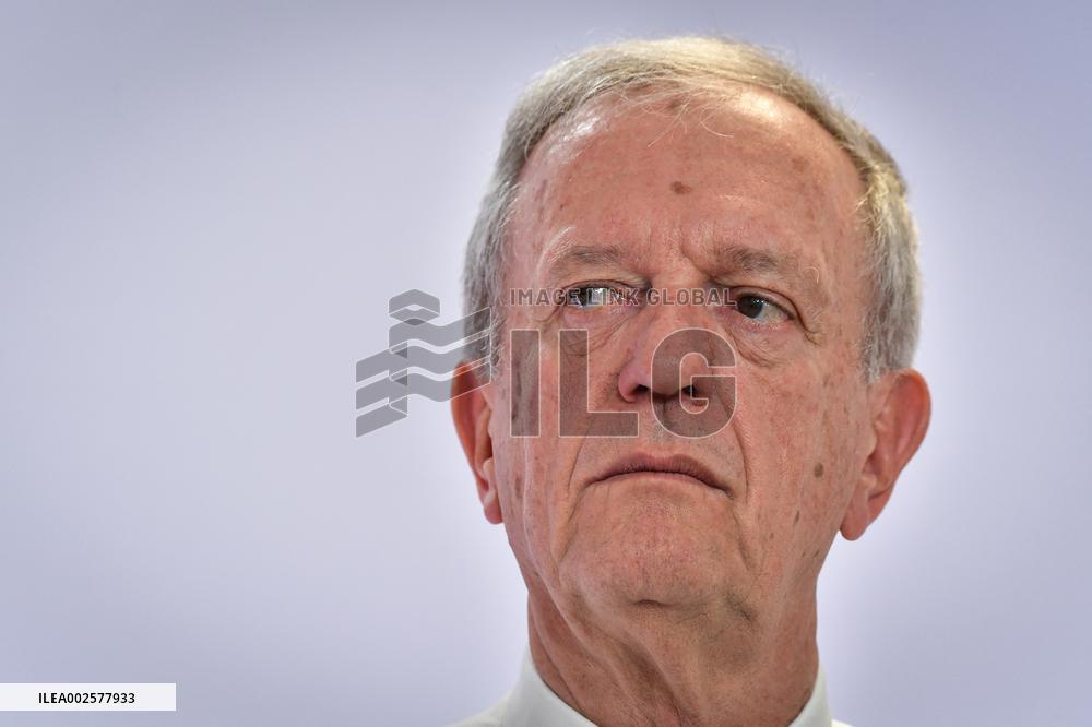 Press Conference On The Security In Mayotte - Paris