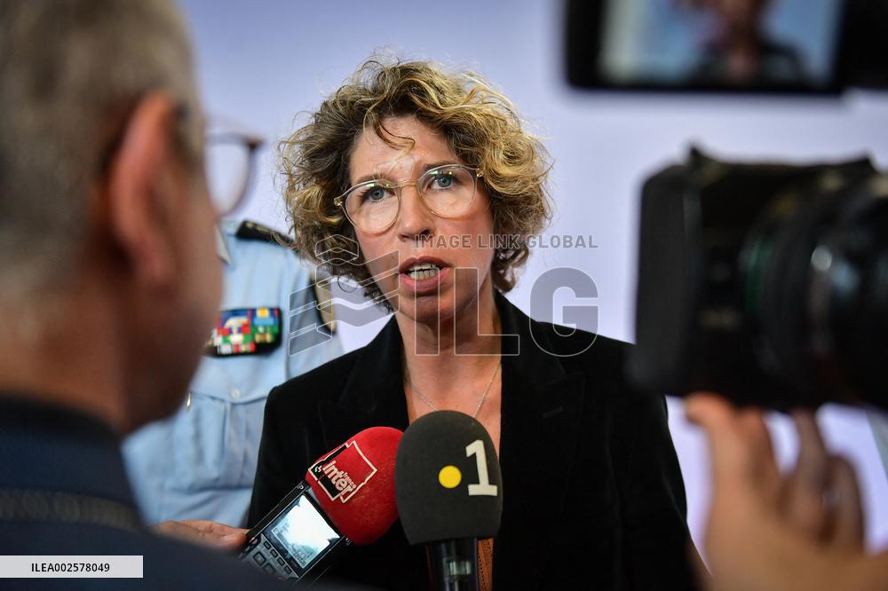 Press conference on the security in Mayotte Paris FA