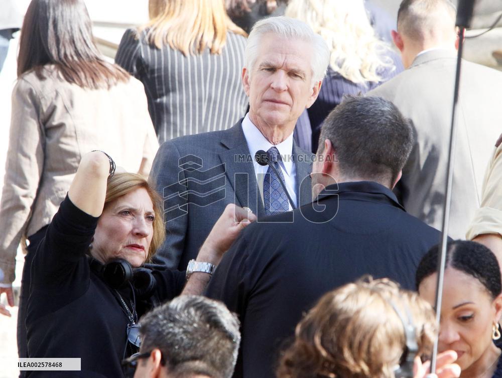 Matthew Modine Films Netflix's Zero Day - NYC