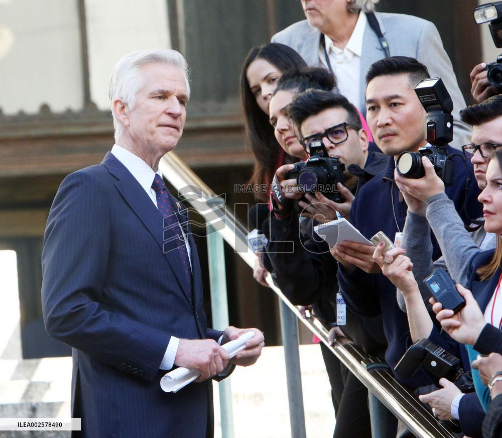 Matthew Modine Films Netflix's Zero Day - NYC
