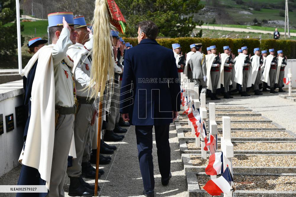 Tribute Ceremony For The Vercors Resistances And Civilian Victims in Vassieux-en-Vercors
