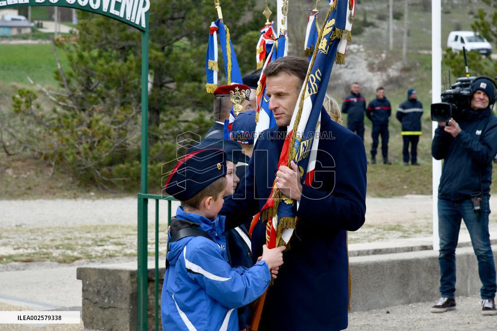 Tribute Ceremony For The Vercors Resistances And Civilian Victims in Vassieux-en-Vercors