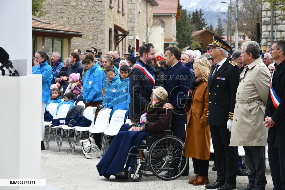 Tribute Ceremony For The Vercors Resistances And Civilian Victims in Vassieux-en-Vercors