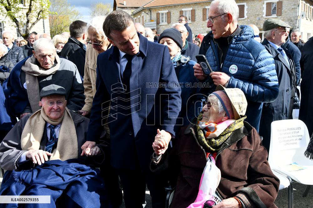 Tribute Ceremony For The Vercors Resistances And Civilian Victims in Vassieux-en-Vercors