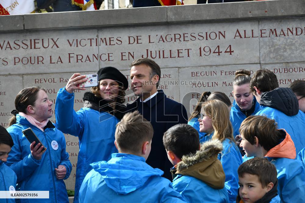 Tribute Ceremony For The Vercors Resistances And Civilian Victims in Vassieux-en-Vercors