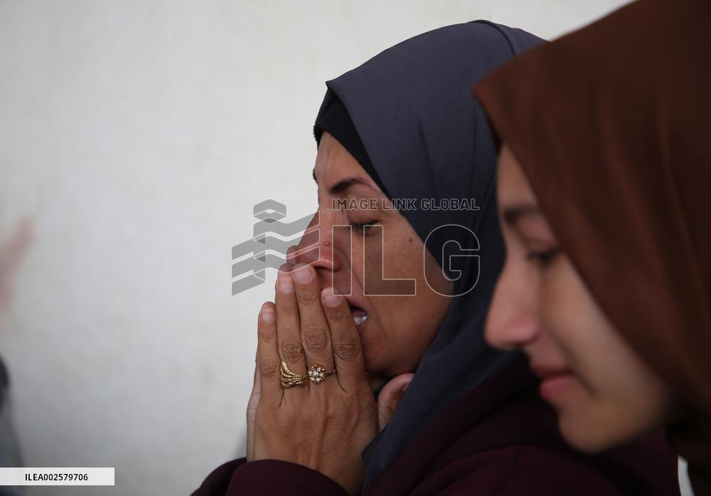 MIDEAST-GAZA-RAFAH-MOURNING