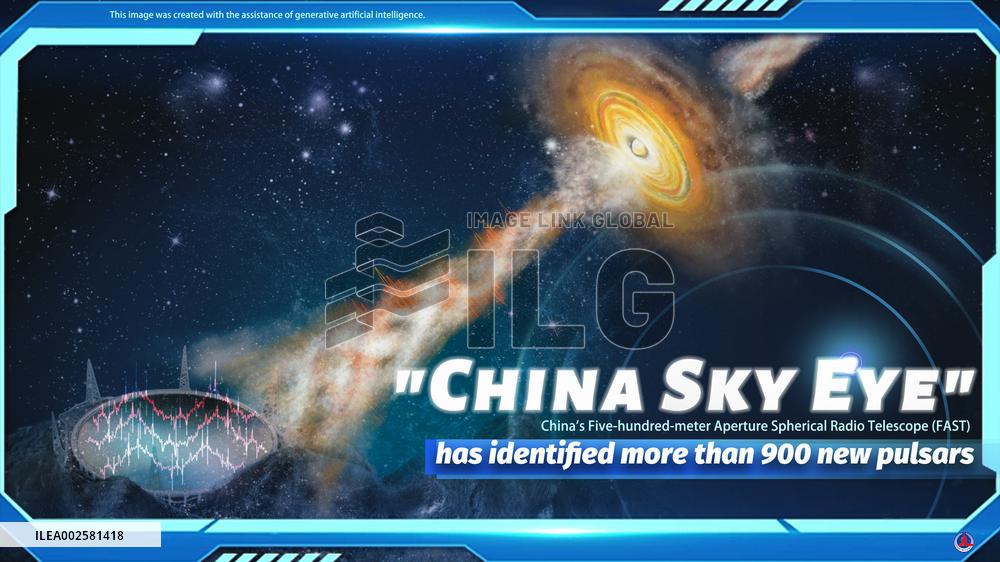 [GRAPHICS] "China Sky Eye" Has Identified More Than 900 New Pulsars