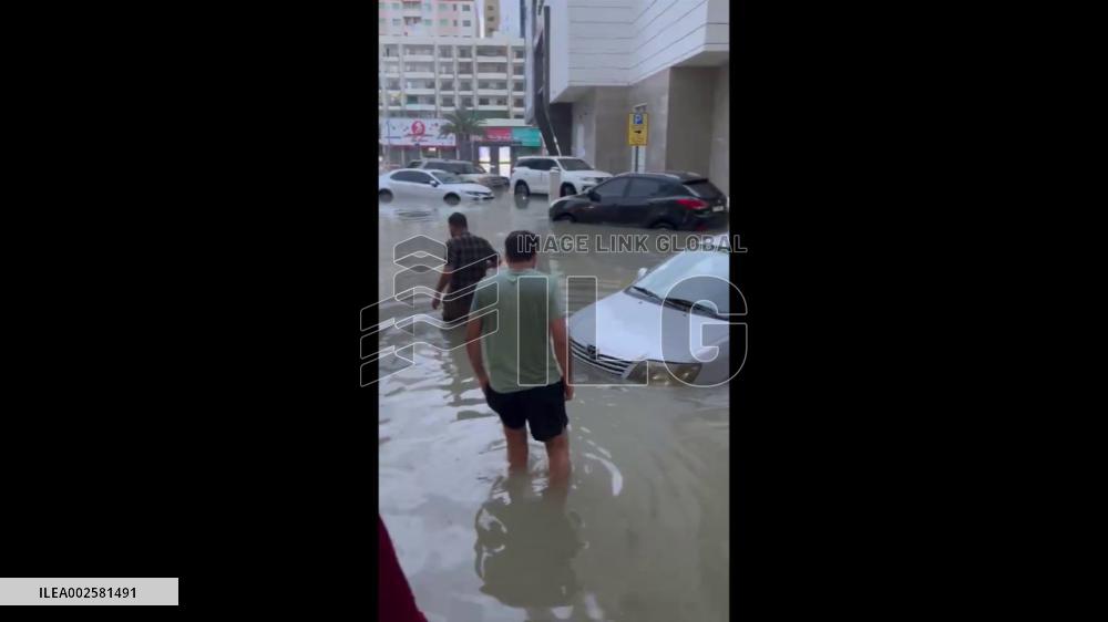 UAE: Torrential Rain Causes Severe Flooding In Sharjah