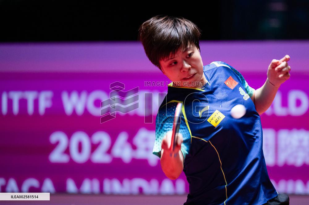 (SP)CHINA-MACAO-TABLE TENNIS-ITTF WORLD CUP-WOMEN'S SINGLES