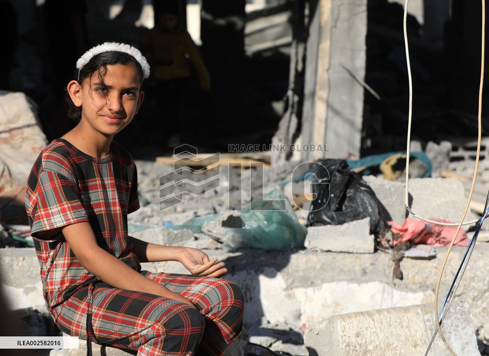 MIDEAST-GAZA-RAFAH-AIRSTRIKE-AFTERMATH