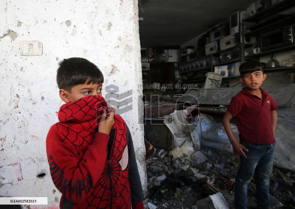 MIDEAST-GAZA-RAFAH-AIRSTRIKE-AFTERMATH