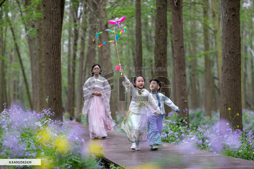 #CHINA-SPRING-FLOWERS-OUTDOOR ACTIVITY