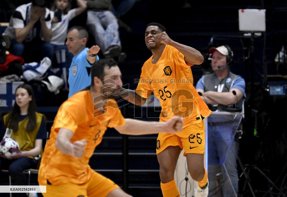 FIFA Futsal World Cup 2024 qualifying match Finlnad vs the Netherlands