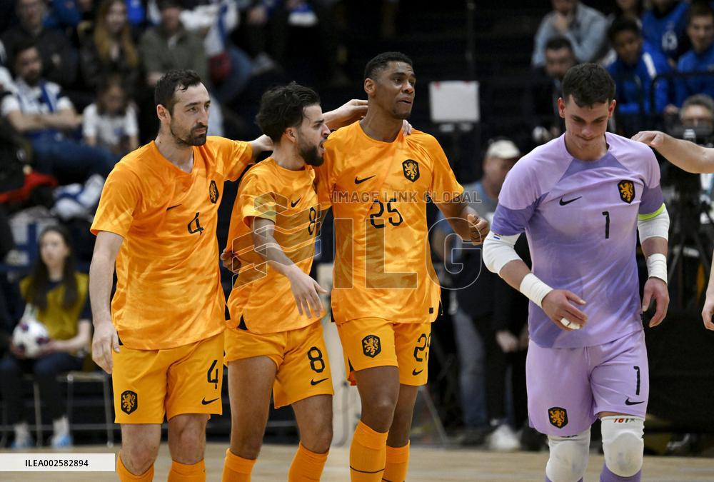 FIFA Futsal World Cup 2024 qualifying match Finlnad vs the Netherlands