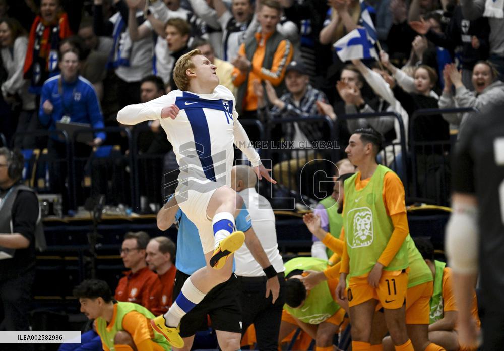 FIFA Futsal World Cup 2024 qualifying match Finlnad vs the Netherlands