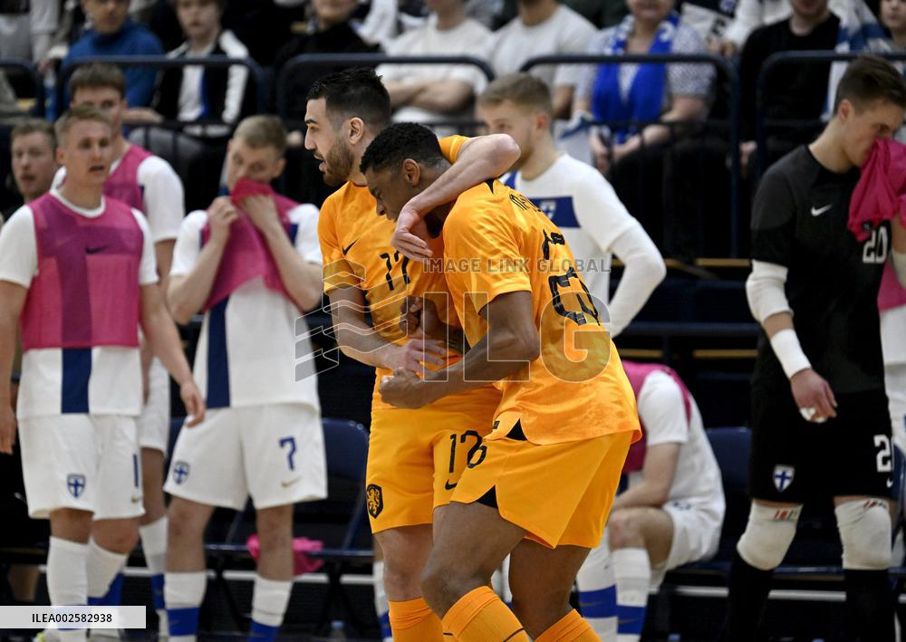 FIFA Futsal World Cup 2024 qualifying match Finlnad vs the Netherlands