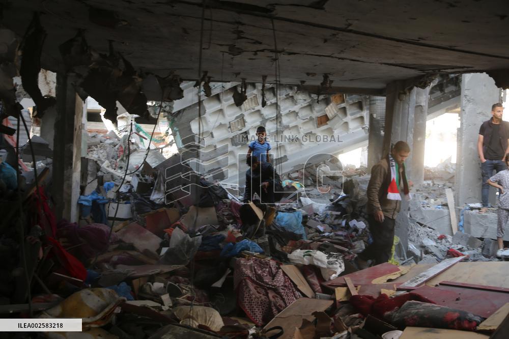 MIDEAST-GAZA-RAFAH-ISRAEL-AIRSTRIKE