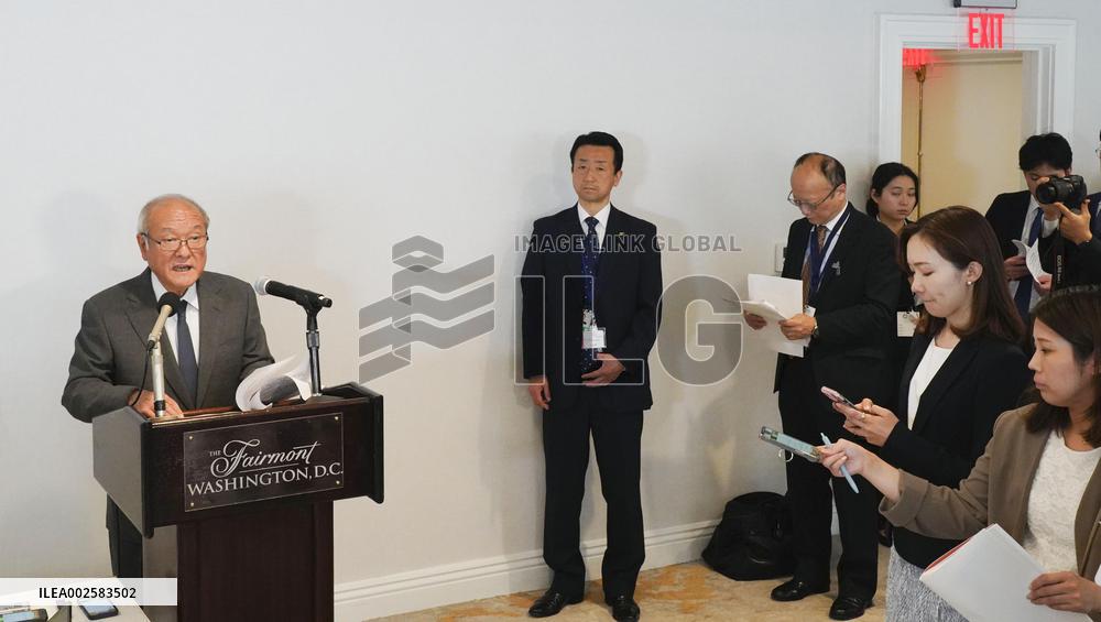 Japan Finance Minister Suzuki in Washington