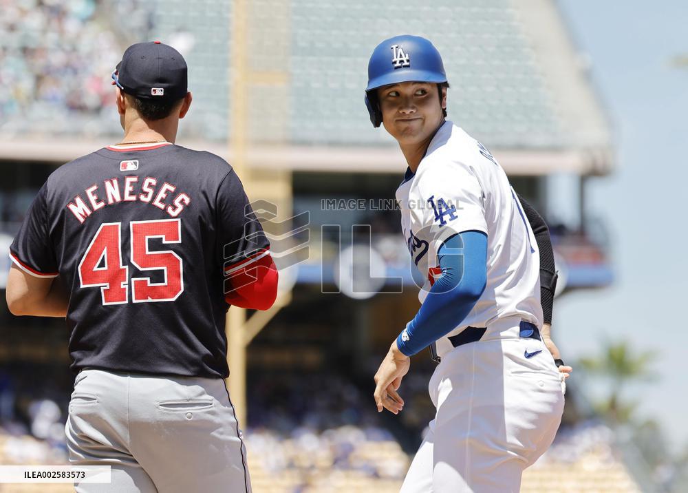CORRECTED: Baseball: Nationals vs. Dodgers