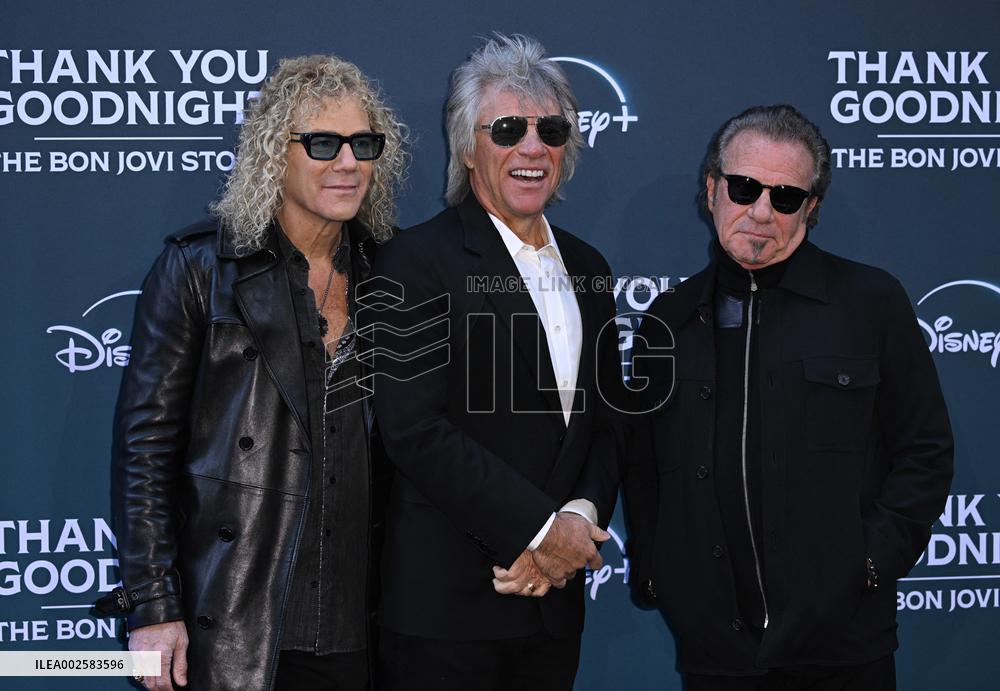 Thank You, Goodnight: The Bon Jovi Story Premiere - London